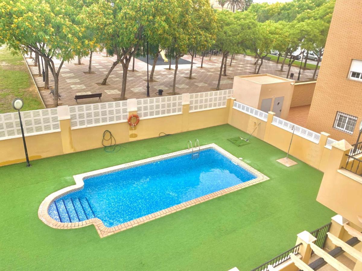Appartamento Casa Tino 500M Playa Terraza Garaje Piscina Aguadulce  Esterno foto